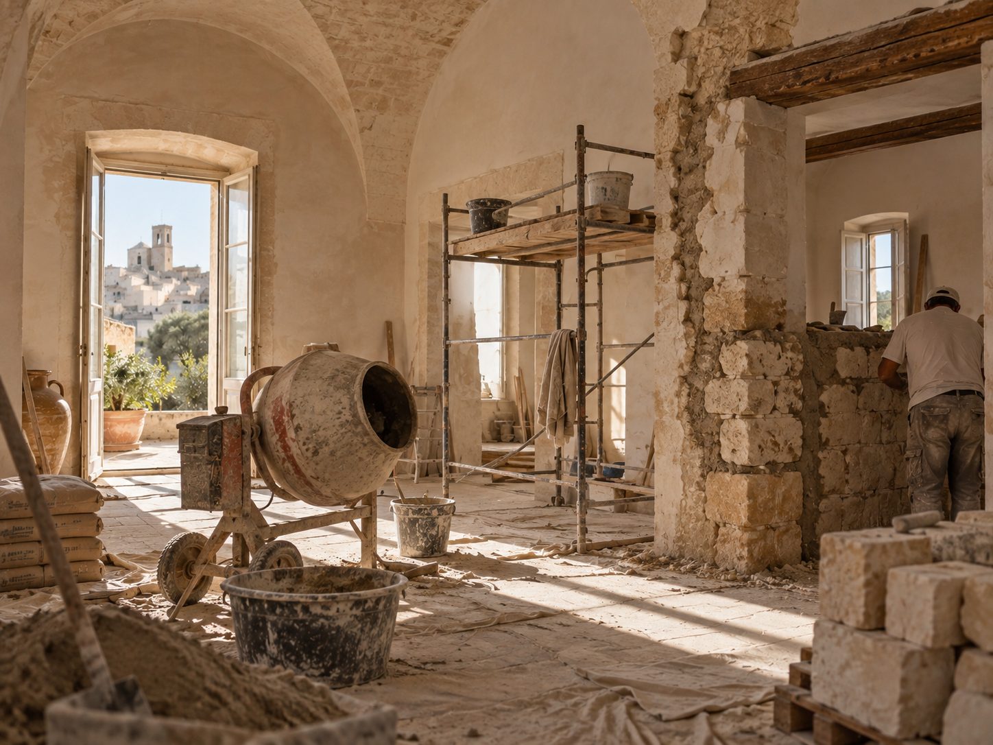 Impresa edile a Foggia — lavori di ristrutturazione Ristrutturazione casa a Foggia (FG) — lavoro reale